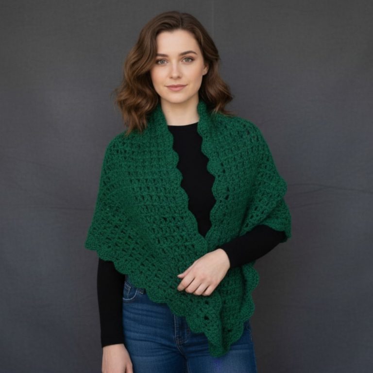 Classic Free Crochet Prayer Shawl Pattern for Family Heirlooms