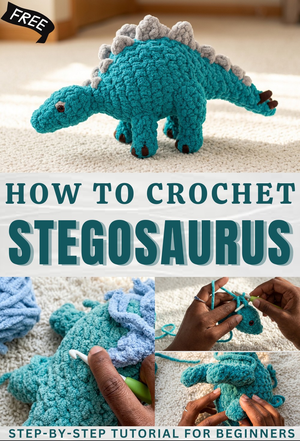 CROCHET STEGOSAURUS FREE PATTERN (1)