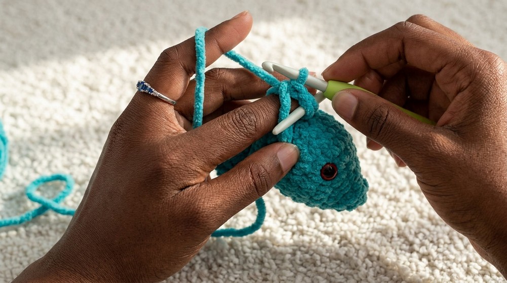 CROCHET STEGOSAURUS FREE PATTERN 5