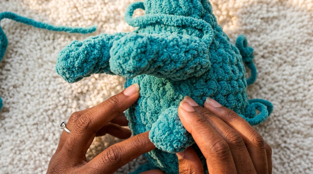 CROCHET STEGOSAURUS FREE PATTERN 9