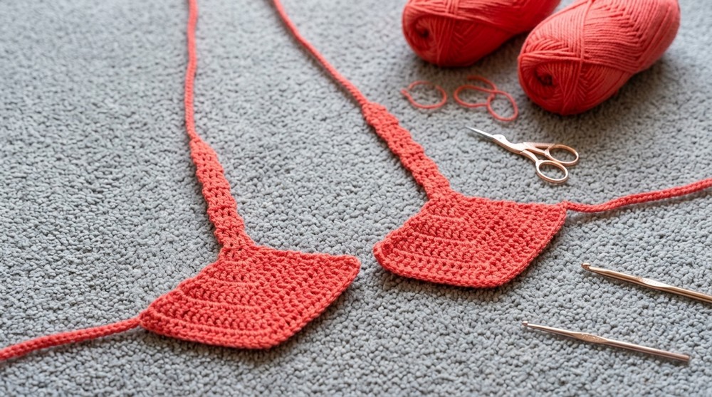 CROCHET WITH ME Easy Halter Top Tutorial 5