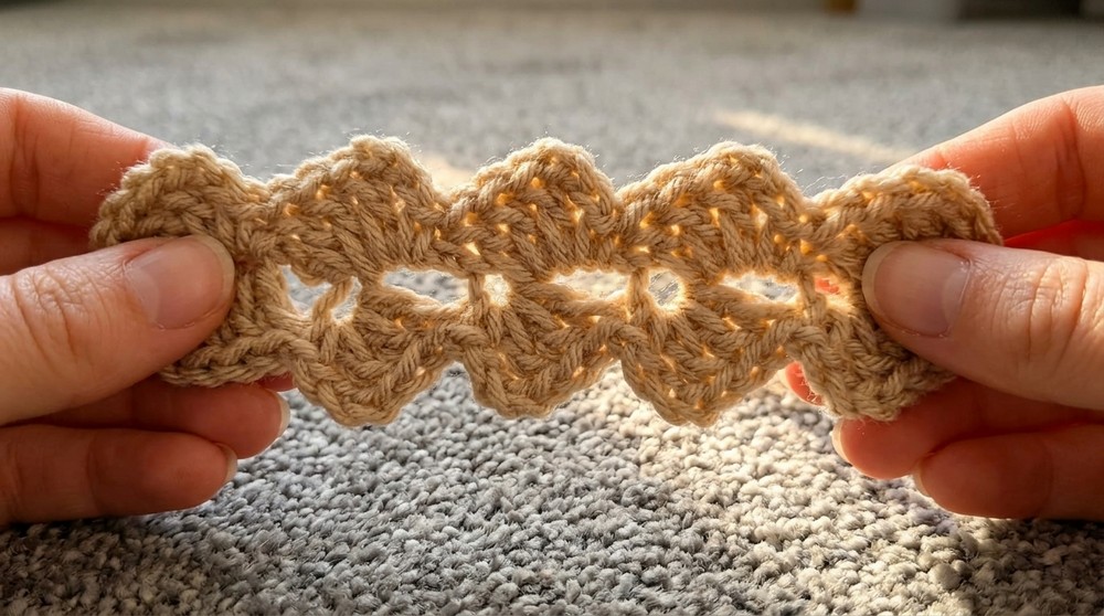 Crochet Basketweave Velvet Plus Throw 6