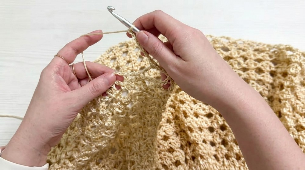 Crochet Flower Bouquet Poncho Tutorial Easy & Beginner-Friendly 5