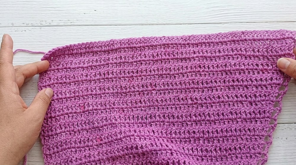 Crochet Half Moon Shawl - Simple, Easy, and Elegant 5