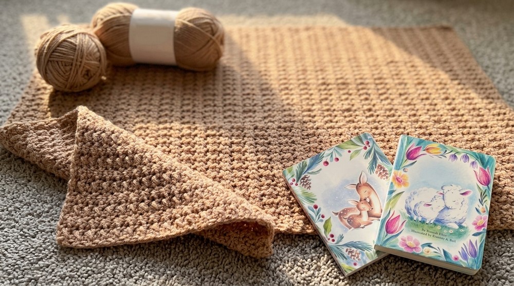 Crochet Lilac Lullaby Baby Blanket Pattern Video Tutorial 2