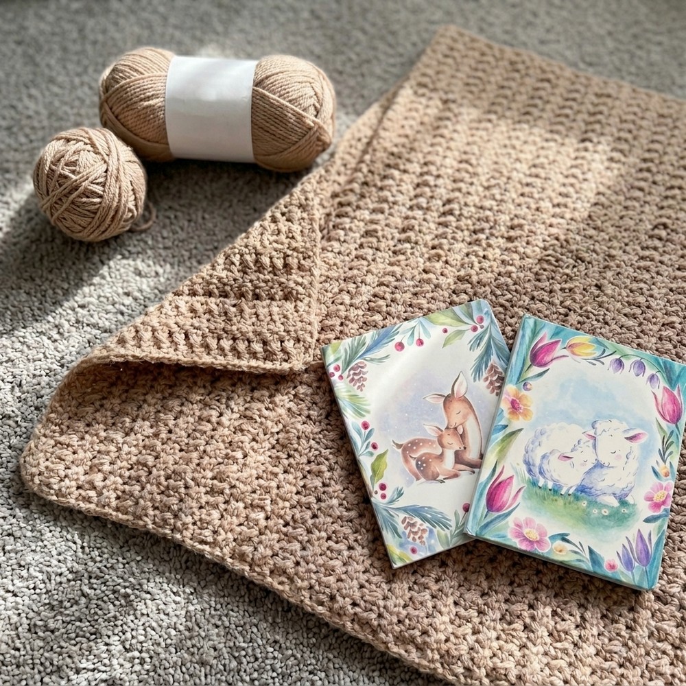 Crochet Lilac Lullaby Baby Blanket Pattern Video Tutorial 8