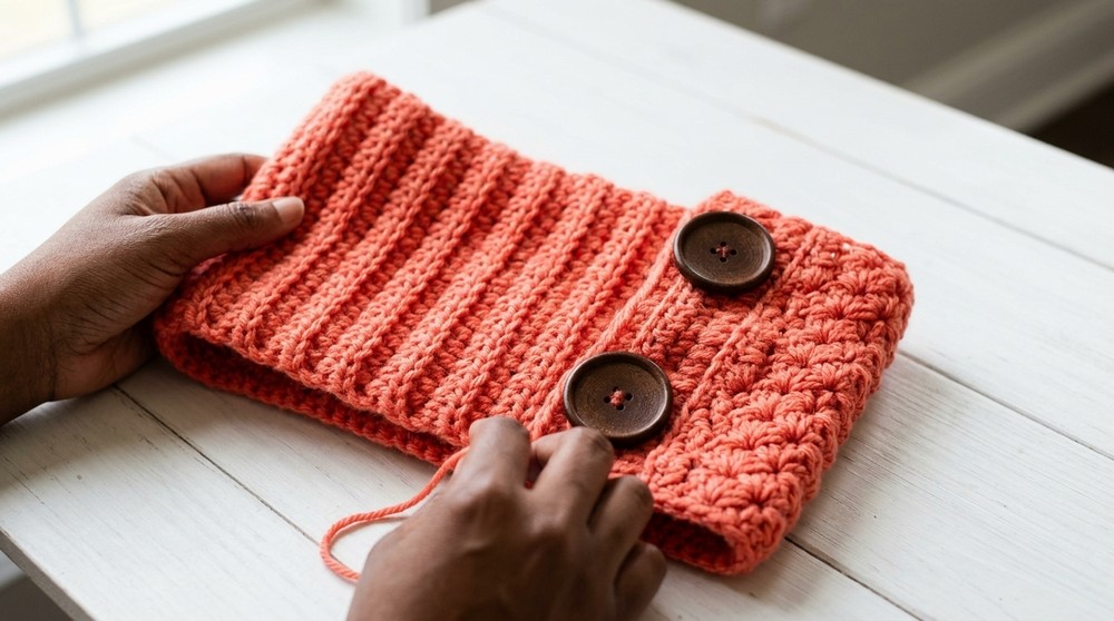 Crochet Poncho with Collar 8