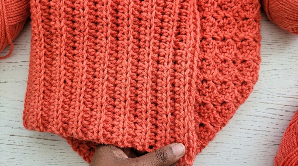 Crochet Poncho with Collar 9