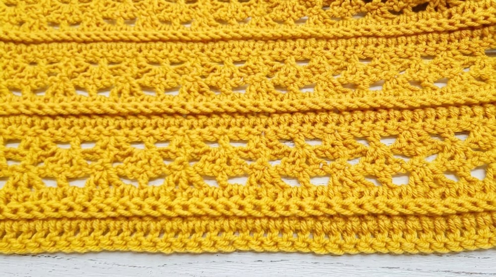Crochet Quick Easy Shawl - Wonderwall Shawl 7