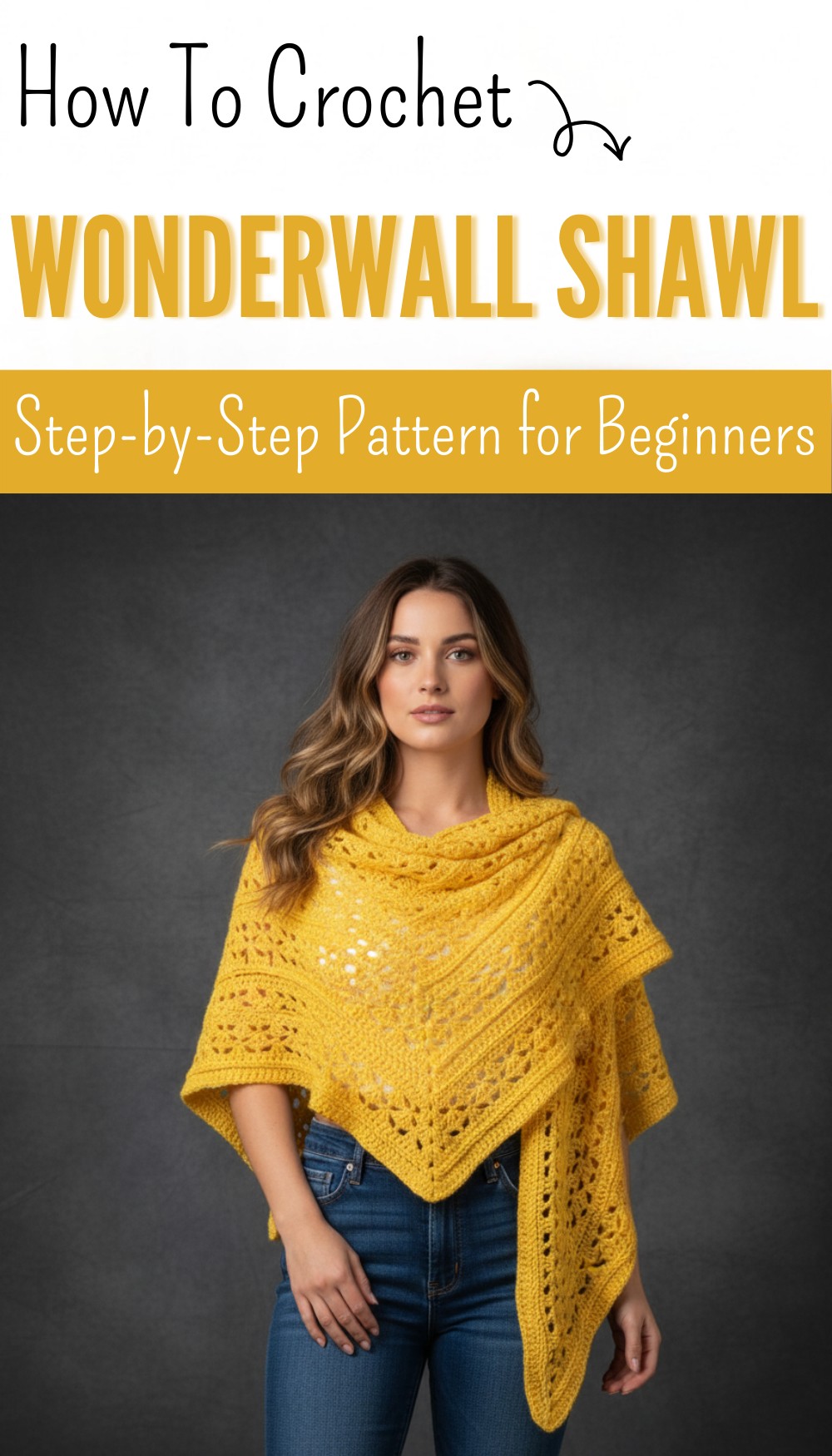 Crochet Quick Easy Shawl - Wonderwall Shawl 8