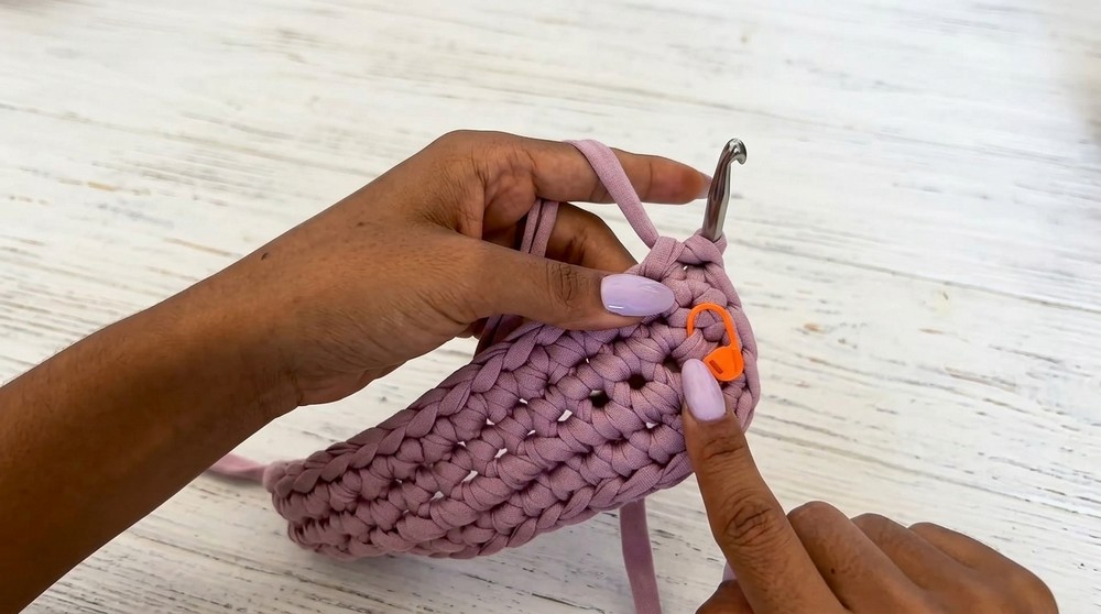 Crochet Tutorial Handbag 4