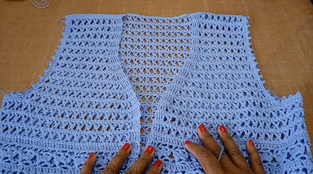 Crochet Vest Jacket Tutorials 9