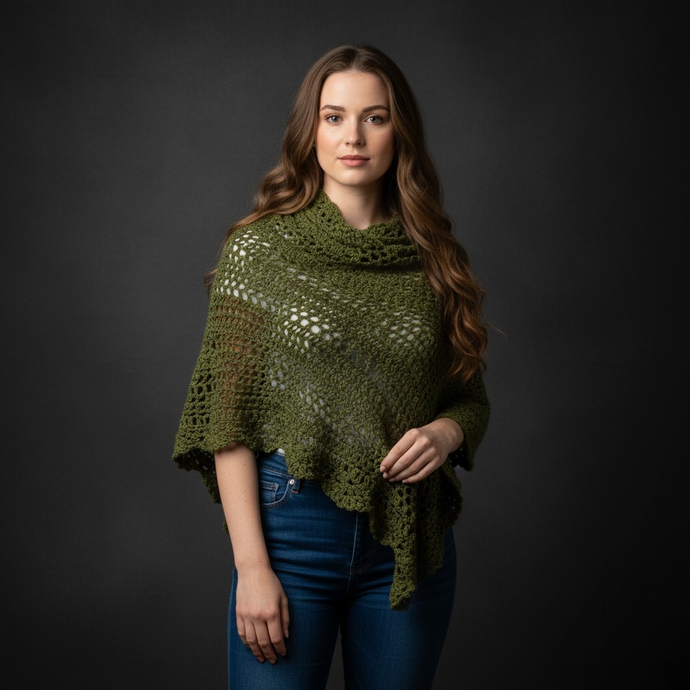 Crochet Victorian Prayer Shawl Tutorial DIY & Free Pattern 10