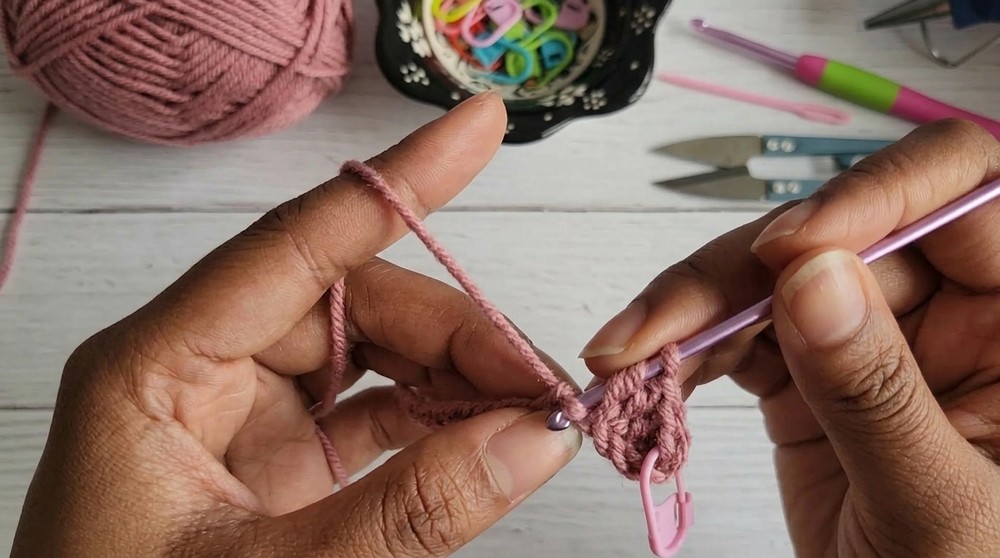 Crochet a Whale Drawstring Pouch 4