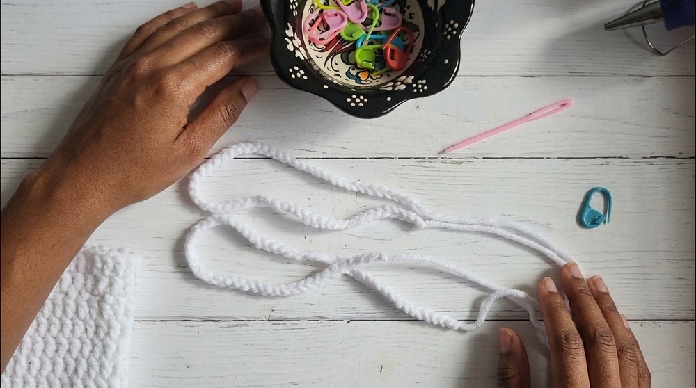 Crochet a Whale Drawstring Pouch 7