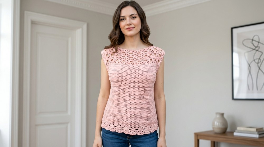 Crochet blouse - ALL SIZES (XS to XXL) 2