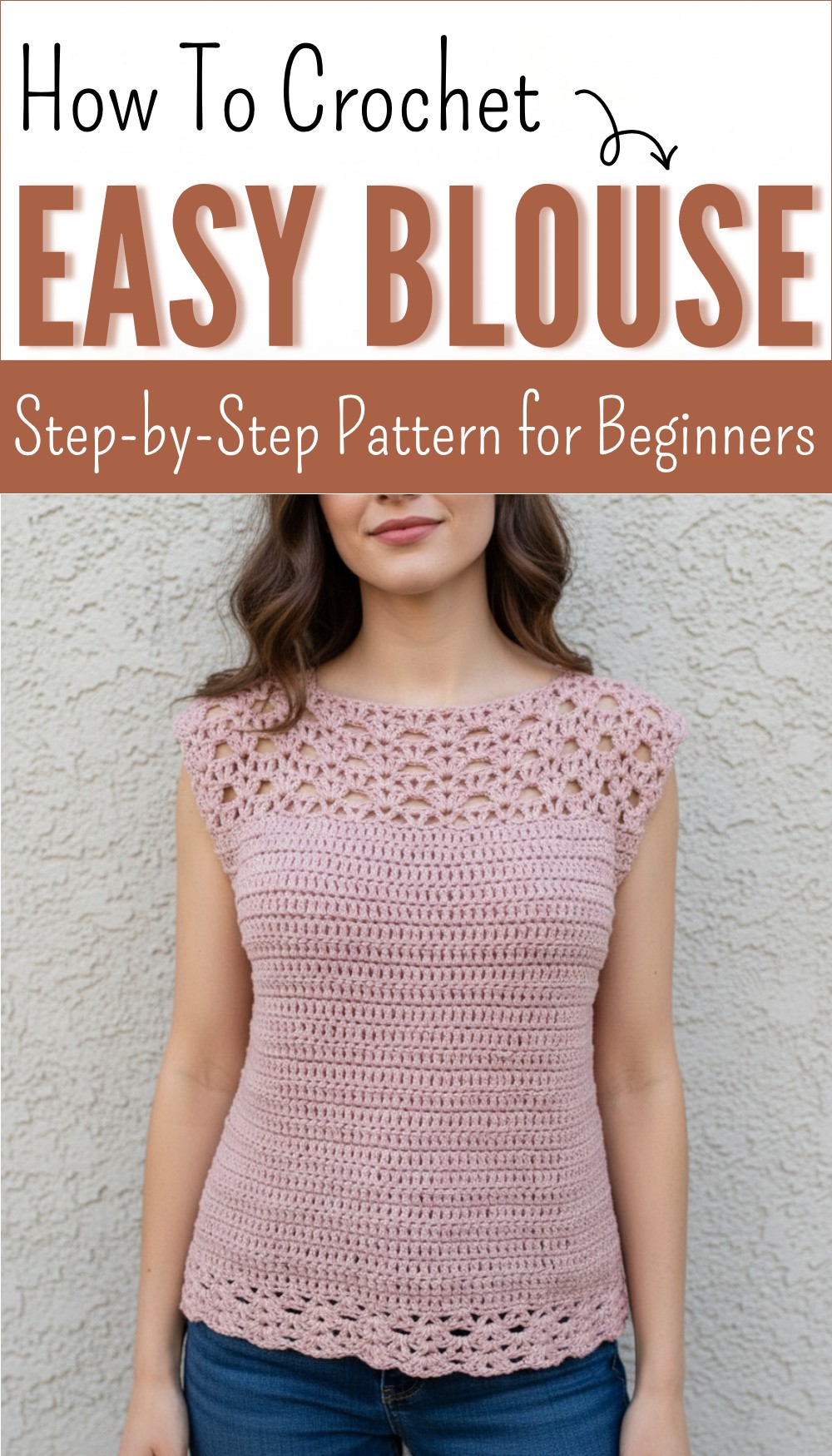 Crochet blouse - ALL SIZES (XS to XXL) 9