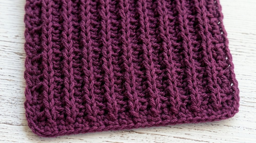 Crochet collar with 1 ball - Easy and seamless 5