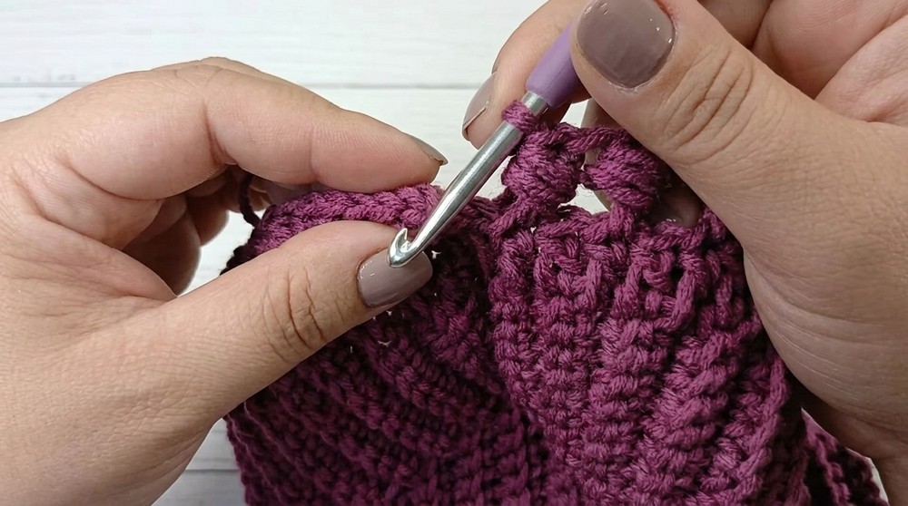 Crochet collar with 1 ball - Easy and seamless 6