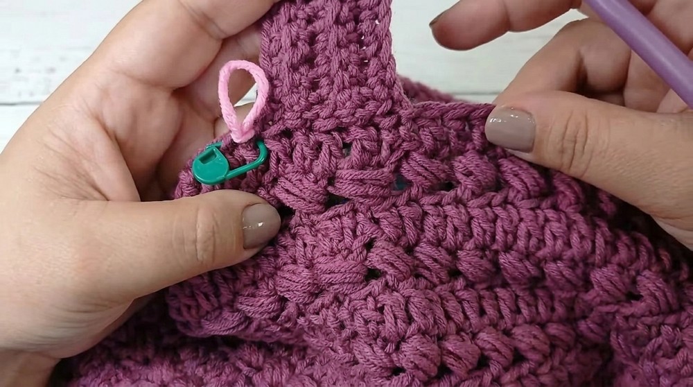 Crochet collar with 1 ball - Easy and seamless 7