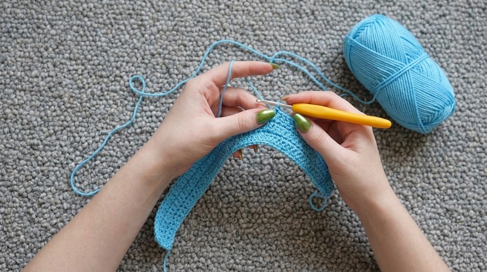 Crochet flower skirt tutorial beginner-friendly! 3