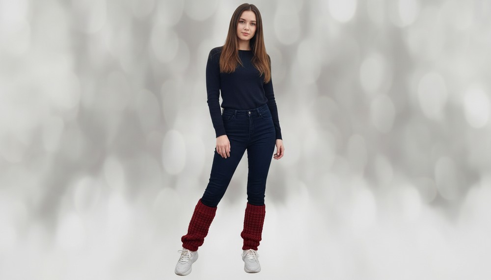 Crochet leggings imitation Crochet with Sole 2