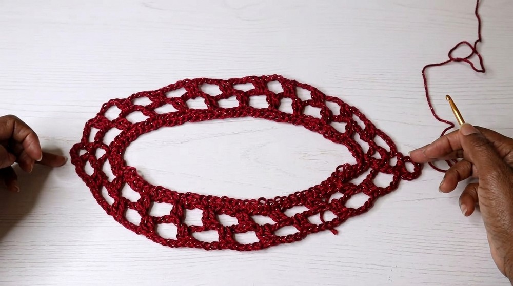 Crochet poncho tutorial 6