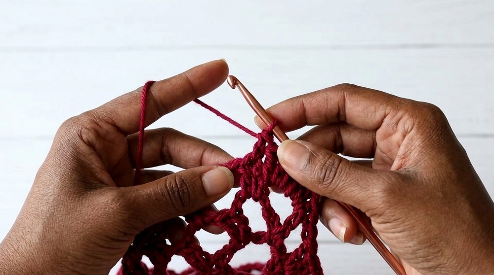 Crochet poncho tutorial 5