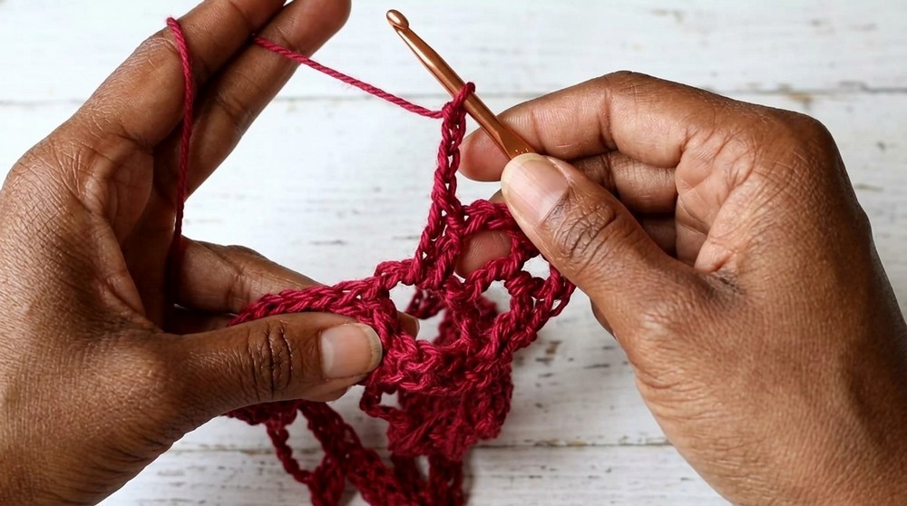 Crochet poncho tutorial 4