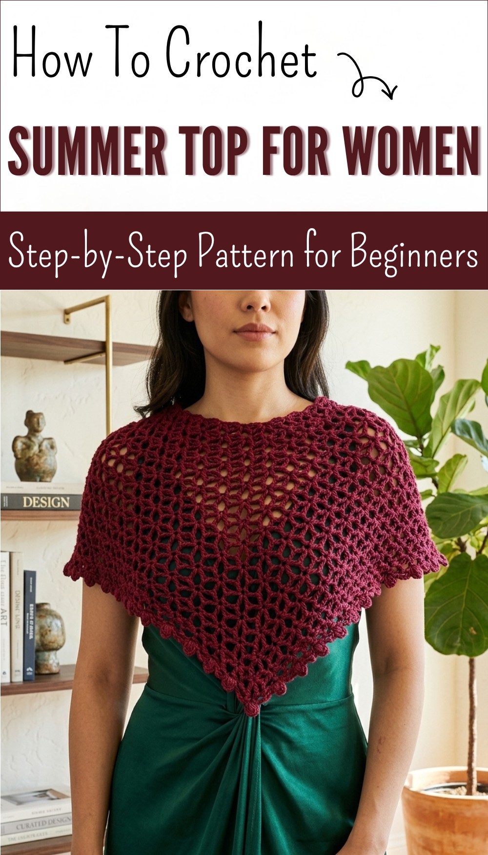 Crochet summer tops for women Crochet Poncho 10