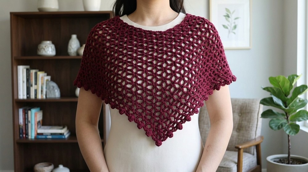 Crochet summer tops for women Crochet Poncho 2