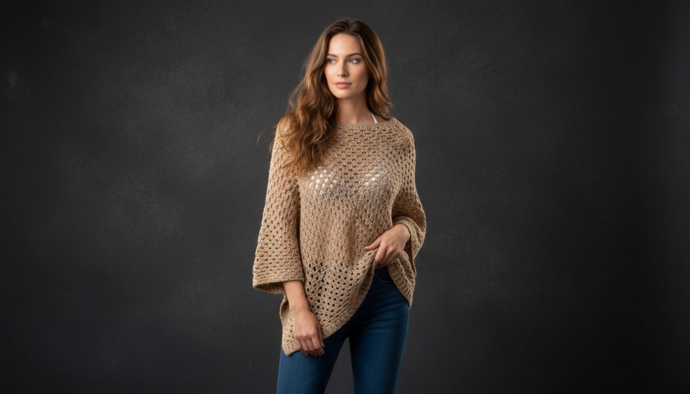 Crochet sweater with 2 granny squares - All sizes 2