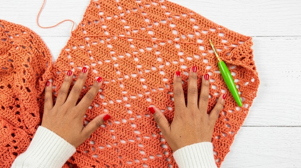 Diamond Cardigan - FREE Cardigan Crochet Pattern for Summer 6