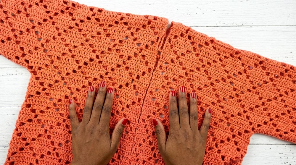 Diamond Cardigan - FREE Cardigan Crochet Pattern for Summer 7