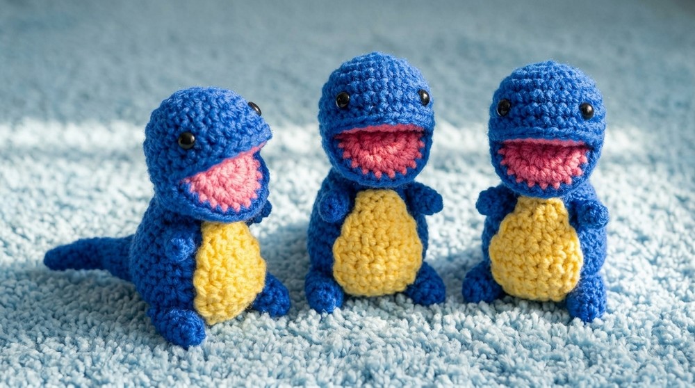 Dinosaur Amigurumi Tutorial Free Crochet Pattern 8