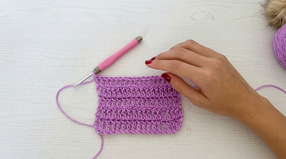 Draped Neckline Crochet Top - Step-by-Step Tutorial 5