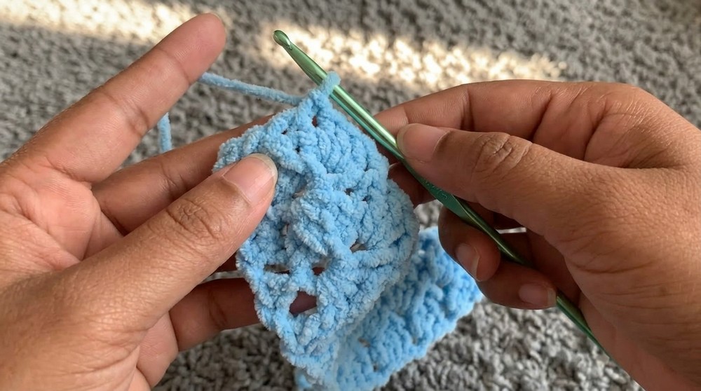 Easiest crochet baby blanket Crochet blanket pattern 5