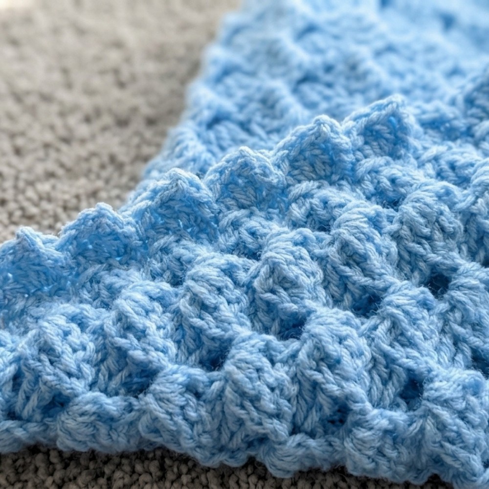 Easiest crochet baby blanket Crochet blanket pattern 9