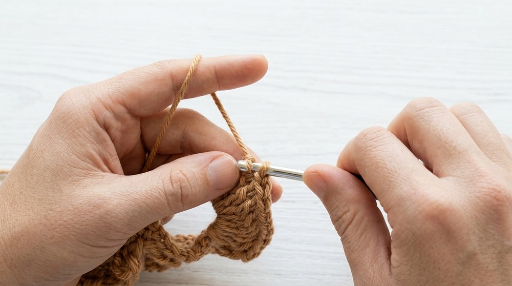 Easy Crochet Pineapple Lace Shawl 5