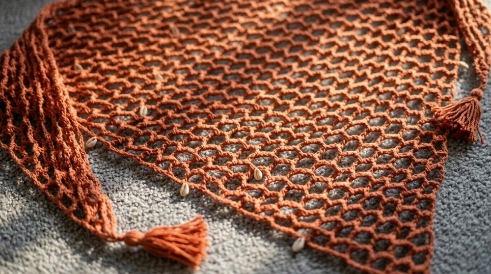 Easy and quick crochet beach cover-up tutorial 7