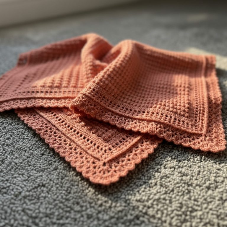 Easy crochet baby blanket craft & crochet blanket 8