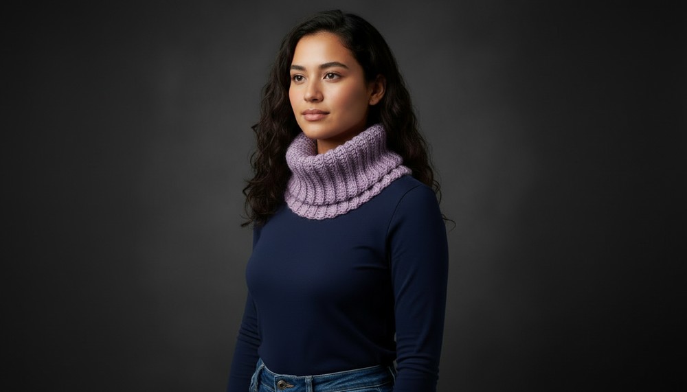 Easy crochet collar – Rectangular and adaptable to all sizes 2