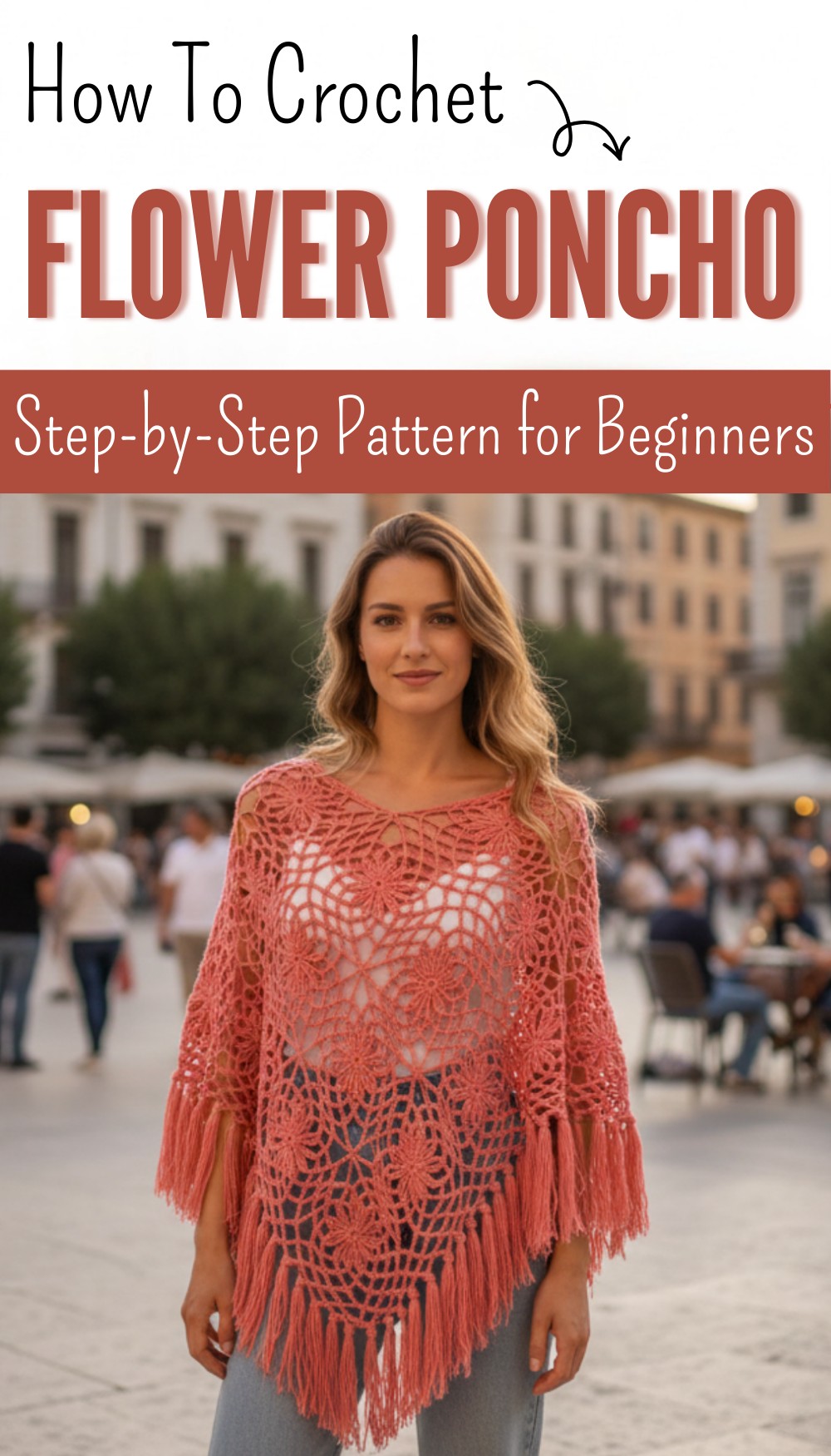 How to Crochet Perfect Fall Poncho (Right Handed) 7