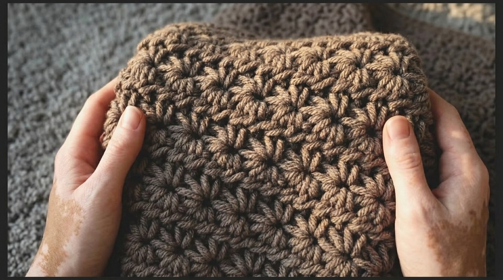 HOW TO CROCHET (Beginner Friendly) Chunky Star Stitch 2