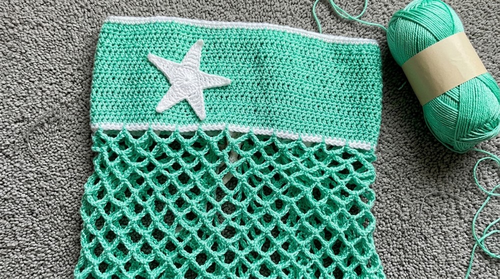 How To crochet a mesh crop top super simple for beginners 8