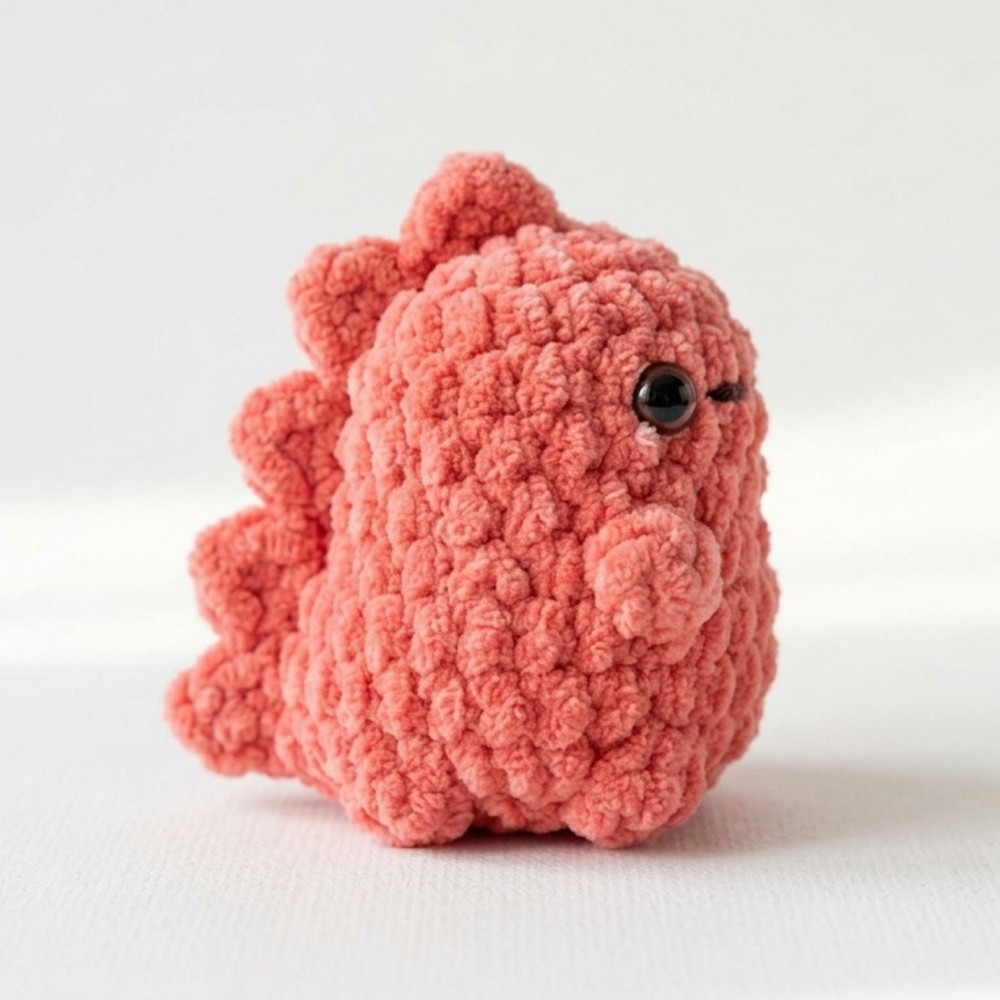How to Crochet BABY DINOSAUR 9