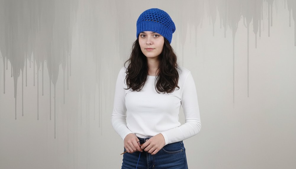_How to Crochet a Hat – Seamless and in Openwork Stitch 2