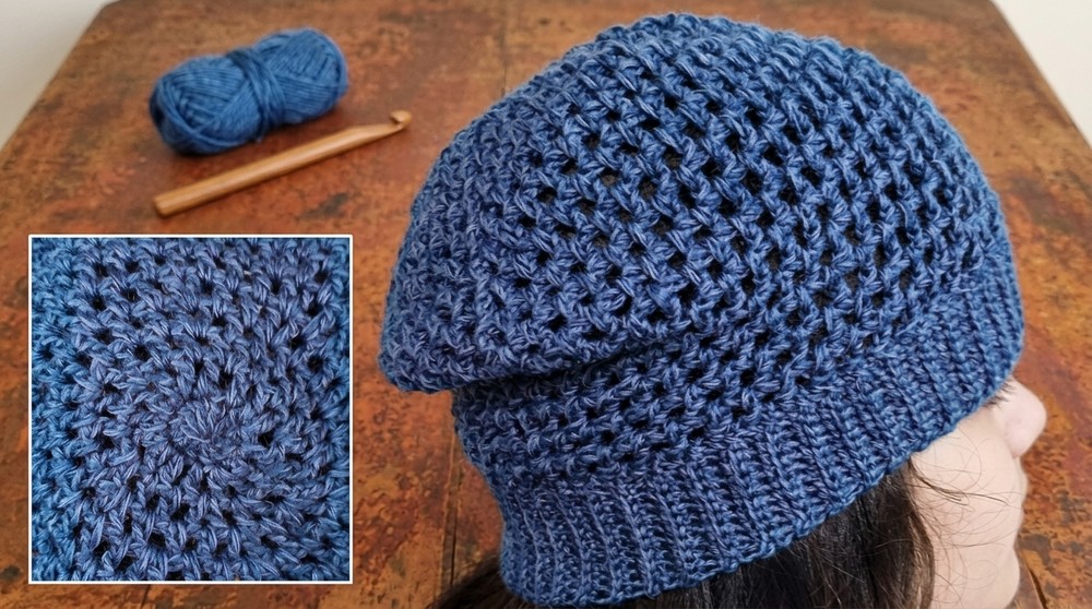 _How to Crochet a Hat – Seamless and in Openwork Stitch 7