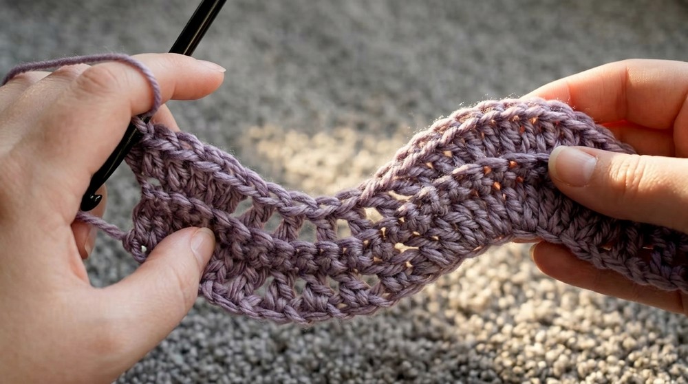 How to Crochet a Ripple Blanket Tutorial 6