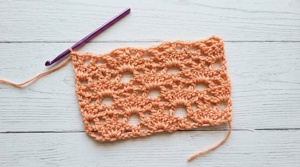 How to Crochet a Roses Lace Poncho 6